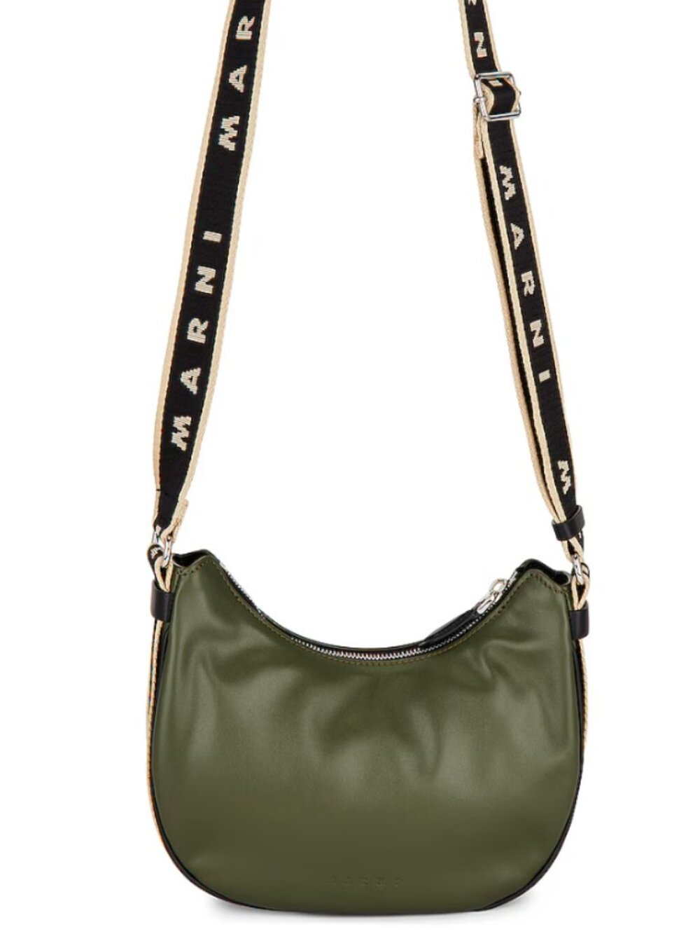 Marni Bey Small Bag Gazebo/Deep Green Leather